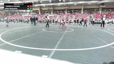 70 lbs Cons. Round 2 - Kaydence Sibala, Greater Heights vs Jaliah Ponds, Team Of Hard Knox