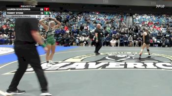 110 lbs Quarterfinal - Lauren Echeverria, Crook County vs Tommy Stone, Eagle