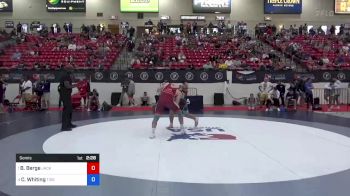 86 kg Semis - Bennett Berge, Jackrabbit Wrestling Club vs Clayton Whiting, Tiger Style Wrestling Club