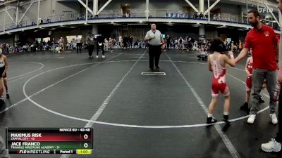 40-48 lbs Round 3 - Jace Franco, Triangle Wrestling Academy vs Maximus Risk, Capital City