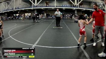 40-48 lbs Round 3 - Jace Franco, Triangle Wrestling Academy vs Maximus Risk, Capital City