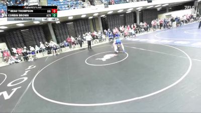 132 lbs Cons. Round 3 - Beau Thompson, Unattached vs Corbin Brown, Princeton