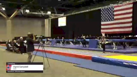 Ingrid Campbell - Tumbling, NSB - 2021 USA Gymnastics Championships