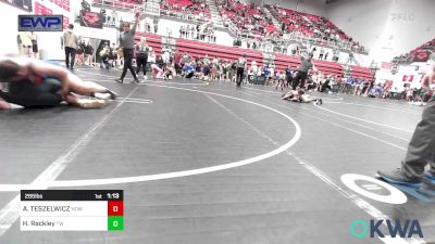 285 lbs Rr Rnd 1 - AARON TESZELWICZ, Team Nomad vs Hayden Rackley, Tuttle Wrestling