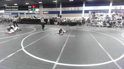 101 lbs Consi Of 8 #1 - Cecilia Bargas, Rams WC vs Lailani Strong, Black Cat WC