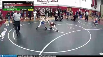 86 lbs Round 1 - Brandon Avila Ramos, Aniciete Training Club vs Kolbe Boyle, Team Boulder Jr Eagles