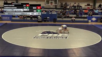 125 lbs Cameron Hooten, Central Baptist (Ark.) vs Brock Sutton, Benedictine College