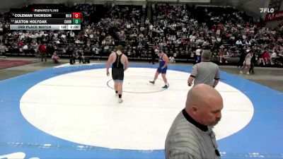 3A 285 lbs 3rd Place Match - Jaxton Holyoak, Canyon View vs Coleman Thorson, Richfield