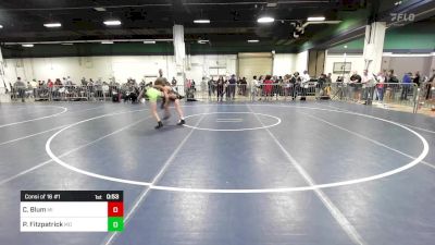 100 lbs Consi Of 16 #1 - Carson Blum, MI vs Paul Fitzpatrick, MD