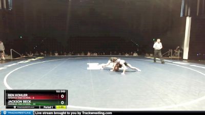 132 (HS) Finals (2 Team) - Jackson Beck, Meridian High School vs Ben Kohler, Wasatch High School