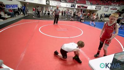 61 lbs Consi Of 4 - Alex Morgan, Fort Gibson Youth Wrestling vs Kyson Overholser, Warrior Wrestling Club