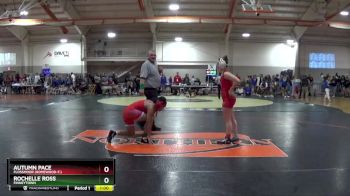 135 lbs Cons. Round 1 - Rochelle Ross, FINNEYTOWN vs Autumn Pace, Flossmoor (Homewood-F.)