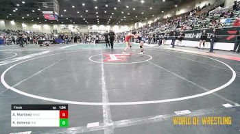118 lbs Final - Ariana Martinez, Salem Elite Mat Club vs Kalina Hotema, Team Hawaii Aloha