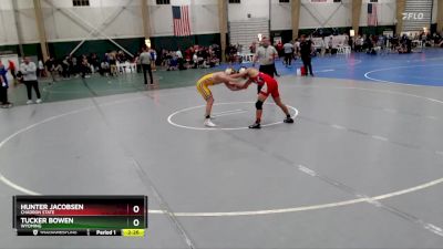 125 lbs Champ. Round 3 - Tucker Bowen, Wyoming vs Hunter Jacobsen, Chadron State