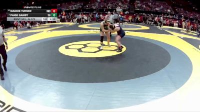 G-170 lbs Champ. Round 1 - Maddie Turner, G-Norwood vs Paige Gamby, G-Tinora