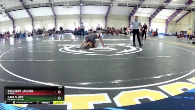 197 lbs Cons. Round 3 - Zachary Jacobs, Albion vs Sam Slate, Ferrum College