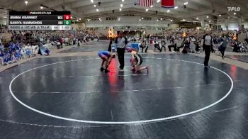 107 lbs Semis & 1st Wb (8 Team) - Saniya Hammonds, Cleveland High School vs Jemma Kearney, West Creek High School