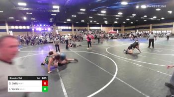 190 lbs Round Of 64 - Dominic DeBo, North Coast Grapplers vs Lukas Varela, Wildpack