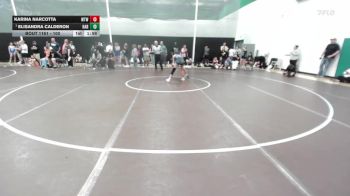 100 lbs Round 3 - Elisandra Calderon, Har-Ber vs Karina Narcotta, Waynesville Tiger Wrestling