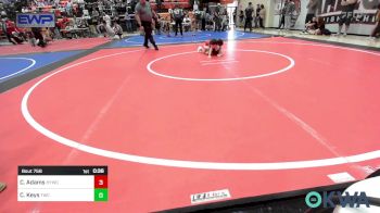 40 lbs Final - Cannon Adams, Hilldale Youth Wrestling Club vs Colt Keys, Tahlequah Wrestling Club