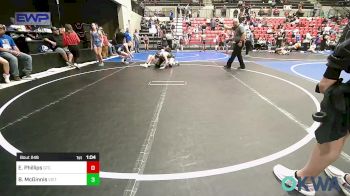 132 lbs Final - Eli Phillips, Grove Takedown Club vs Braxton McGinnis, Victory Grappling Club