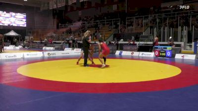 59kg (non-olympic) Cons. Semi - Ankita Singh, Dinos Wrestling Club vs Macy Malysiak, Hamilton Wrestling Club