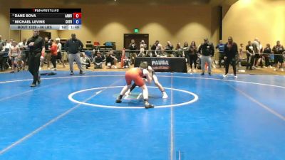 86 lbs Cons. Quarters - Dane Bova, All American Wrestling Club vs Michael Levine, Cordoba Trained