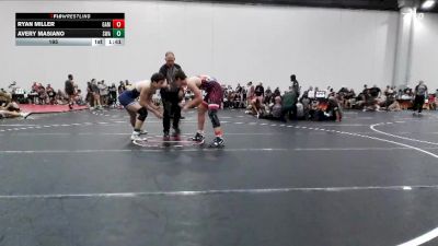 165 lbs Round 3 (4 Team) - Ryan Miller, Ga Misfits vs Avery Masiano, Slate Wrestling Academy