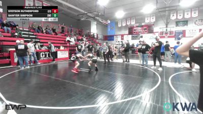 730-76 lbs Final - Stetson Rutherford, Grove Takedown Club vs Sawyer Simpson, Salina Wrestling Club