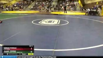 138 lbs Quarterfinal - Sergio Porras, California vs Daniel Simons, Camarillo High School Wrestling