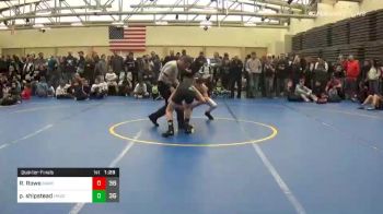 131 lbs Quarterfinal - Ryan Rowe, Broad Axe Blue ES vs Phillip Shipstead, Minion Black ES