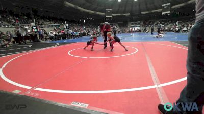 46 lbs Consi Of 8 #2 - Wills Jezek, Team Tulsa Wrestling Club vs Beryck Durham, Kiefer Youth Wrestling Club