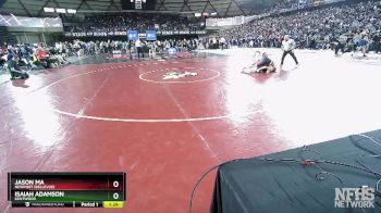 4A 132 lbs Champ. Round 1 - Isaiah Adamson, Kentwood vs Jason Ma, Newport (Bellevue)