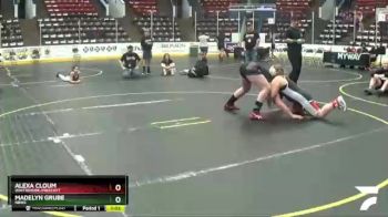 160 lbs 1st Place Match - Alexa Cloum, Whittemore-Prescott vs Madelyn Grube, NBWC