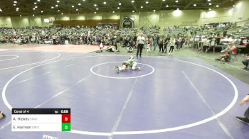 66 lbs Consi Of 4 - Athaleene Hickey, Small Town Grims vs Emily Harmon, Greenwave Youth WC