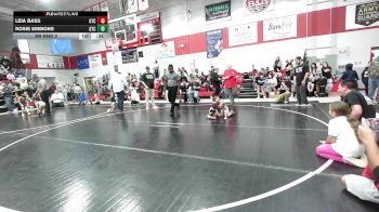 35 lbs Rr Rnd 2 - Leia Bass, Grove Takedown Club vs Rosie Emmons, Grove Takedown Club