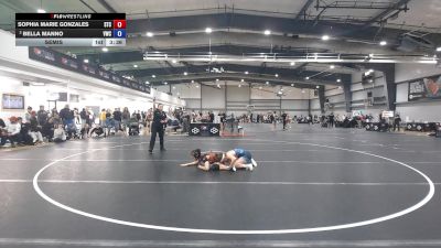 49 kg Semis - Sophia Marie Gonzales, SilvaBack Training Center vs Bella Manno, Valiant Wrestling Club