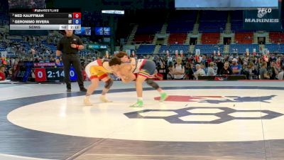 138 lbs Semis - Ned Kauffman, PA vs Geronimo Rivera, UT