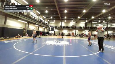 138Yellow lbs Rr Rnd 2 - Caleb Brown, Monroe Woodbury vs Kasey Kalfass, Cicero-North Syracuse