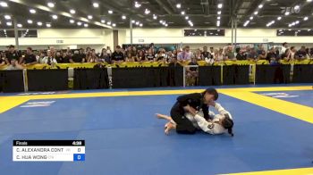 CRYSTAL ALEXANDRA CONTRERAS vs CONNIE HUA WONG 2023 World Master IBJJF Jiu-Jitsu Championship