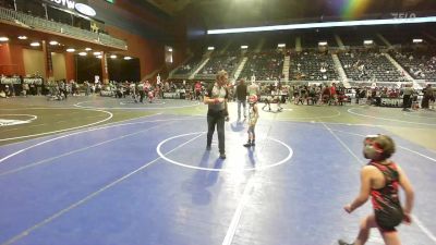 46 lbs Rr Rnd 1 - Megan Gulley, No Team vs Jayde Red Tomahawk, Heights Wrestling Club MT