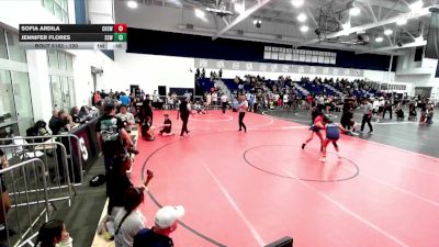 120 lbs Cons. Round 3 - Sofia Ardila, Chaparral High School Wrestlin vs Jennifer Flores, Orange Lutheran High School