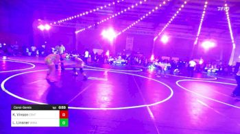 123 lbs Consolation - Kenzie Vinson, Central Florida Wrestling vs Lilly Linsner, Great Bend Wrestling