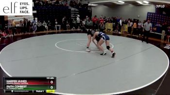 115 lbs. Champ. Round 2 - Harper Humes, Francis Howell Central vs Faith Combest, Ft. Zumwalt North