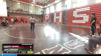 126 lbs 5th Place Match - Jonny Barragan, Eisenhower High School vs Anthony Abundiz, Othello