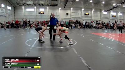 120 lbs Round 3 (4 Team) - Noah Collins, Phoenix WC 2 vs Isaak Skelly, FORGE