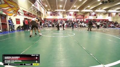 113 lbs 5th Place Match - Aaron Ramirez, Fremont (Sunnyvale) vs Ryder Doleschal, Junipero Serra