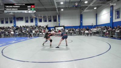152 lbs Consi Of 8 #2 - Delana Fausett, Mahar vs Grace Brach, South Hadley