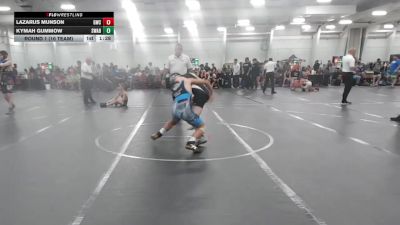 126 lbs Round 1 (10 Team) - Lazarus Munson, Grindstone WC vs Kymah Gummow, Savage WA Black