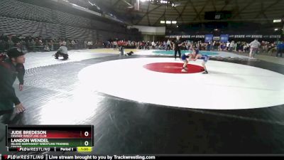 63 lbs Cons. Round 2 - Landon Wendel, Inland Northwest Wrestling Training Center vs Jude Bredeson, Cruiser Wrestling Club